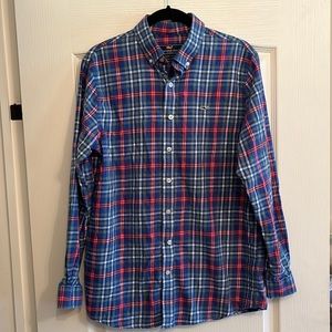 Vineyard vines whale shirt kids xl (18) button up long sleeve shirt